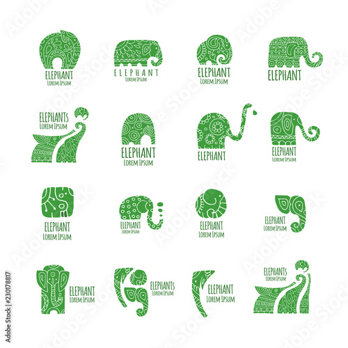 Elephant logo collection for your design