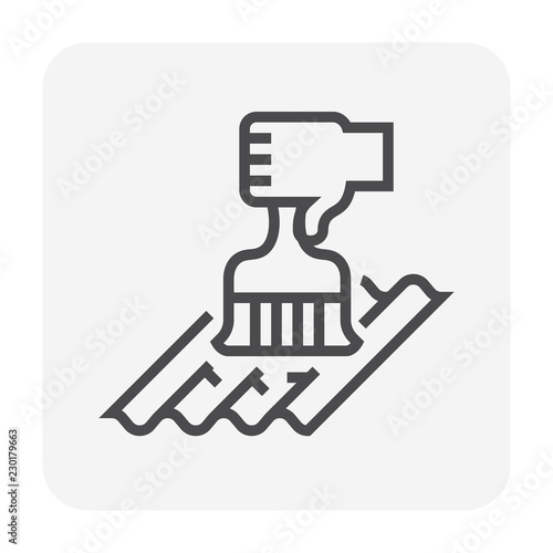 waterproof water leak icon