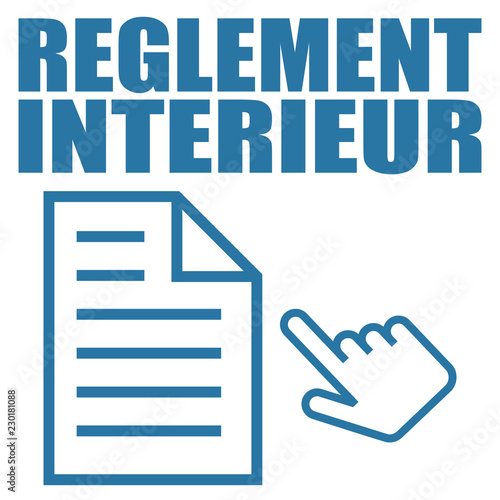 Logo règlement intérieur.