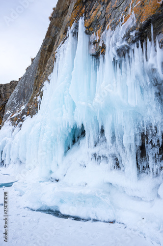 Lake Baikal in winter