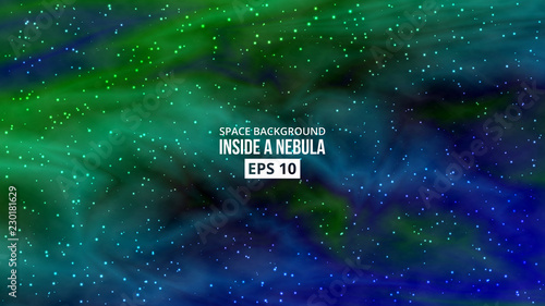 Bright space background