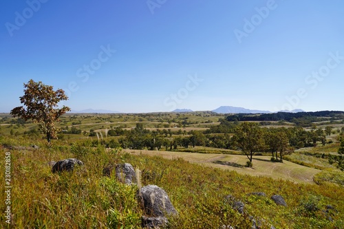 阿蘇くじゅう連山の中央に位置するパワースポット・押戸石の丘