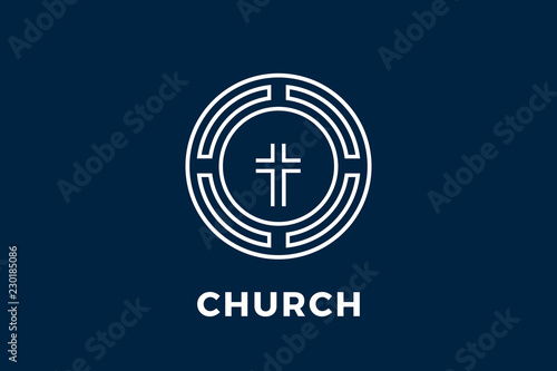 The logo for the Church in the circle