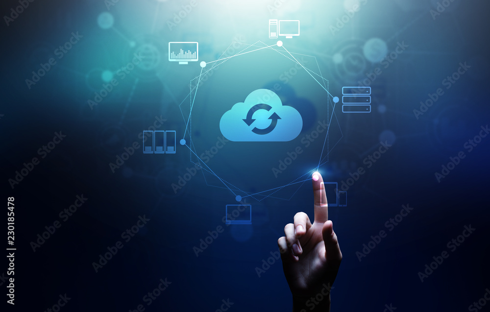 Cloud technology Computing and data storage. Internet and networking concept on virtual screen. Cloud technology Computing and data storage. Internet and networking concept on virtual screen.