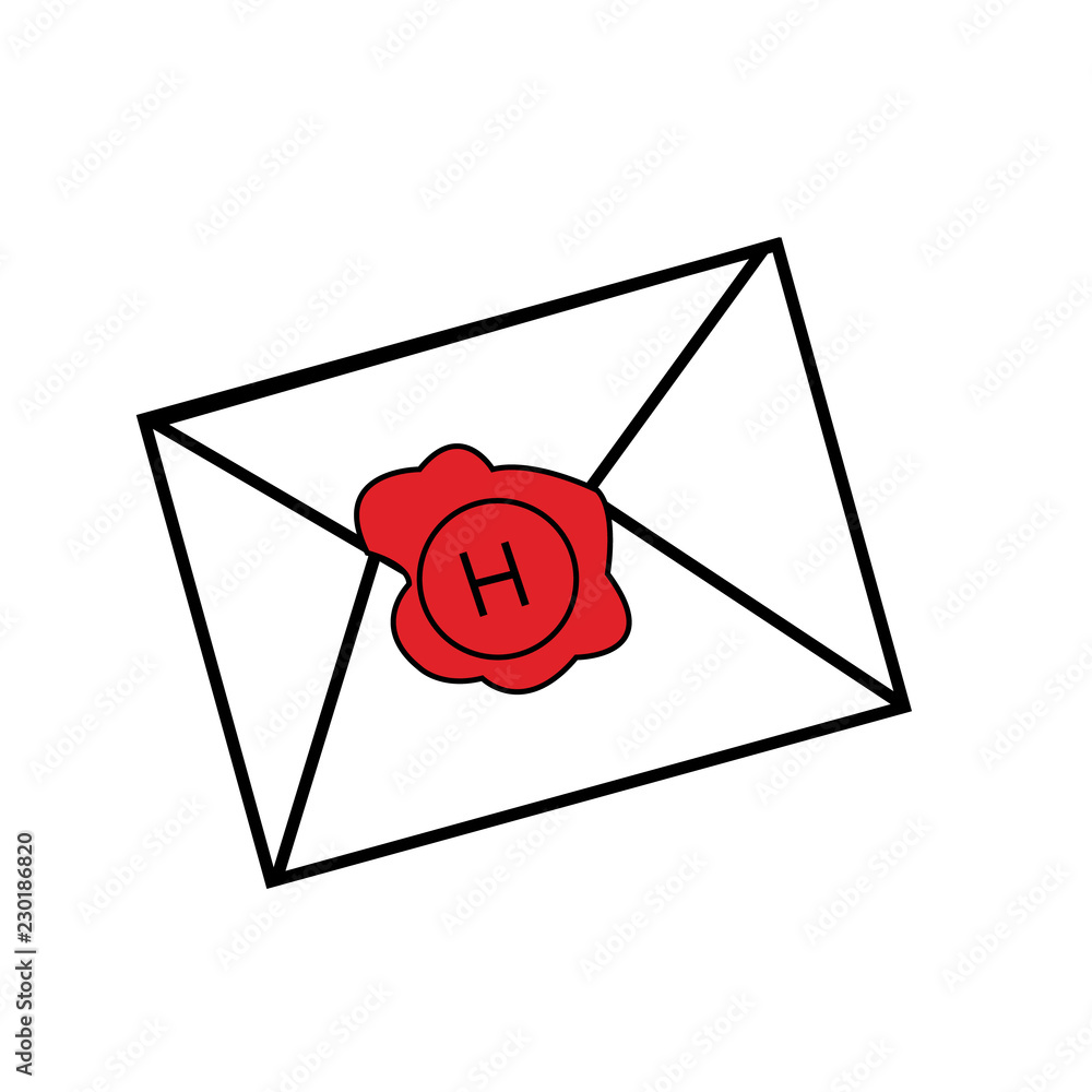 Fototapeta premium Flat vector of characteristic Harry Potter chart.