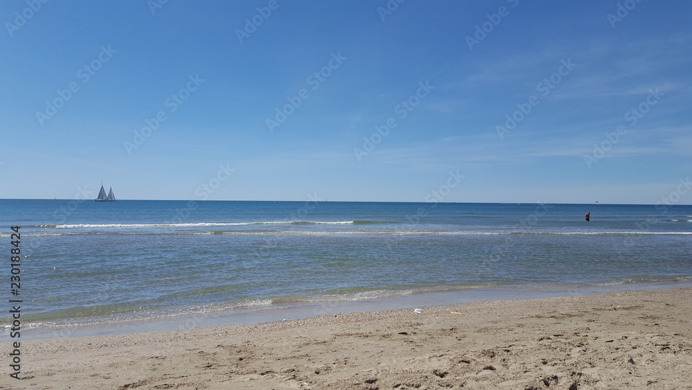 Obraz premium mer et plage au sud de la France