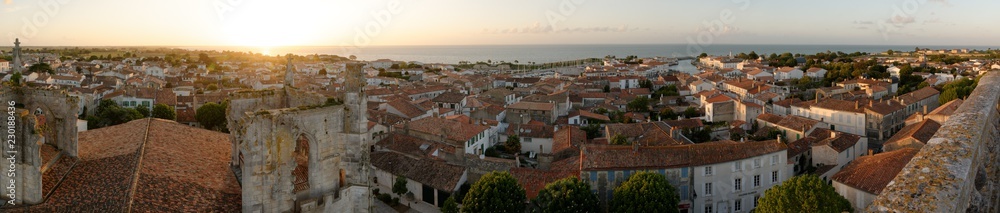 vue panoramique sur saint-martin-de-ré