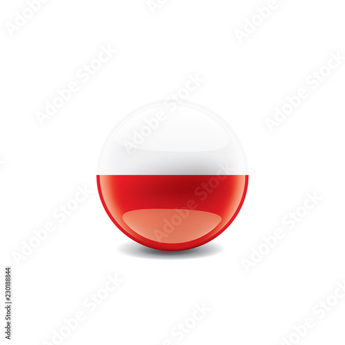 Free Download Poland flag, vector illustration on a white background - GFXLoad