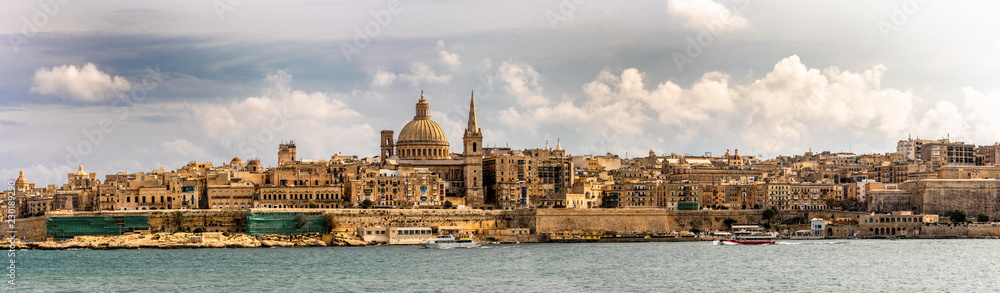 Panorama Valletta Skyline Malta