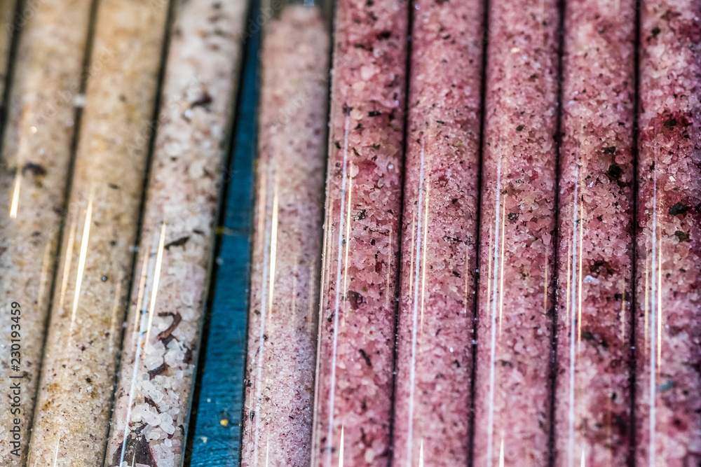 Fototapeta premium Sel rose de l'Himalaya