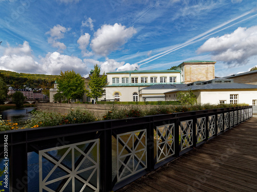 .Kurpark und Regentenbau im Staatsbad Bad Kissingen, Unterfranken, Franken, Bayern, Deutschland. photo