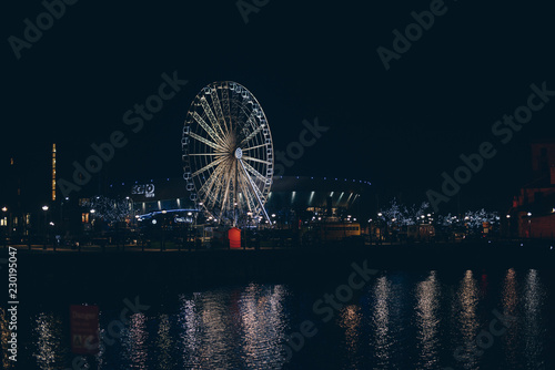 ferris wheel at night © Viktor