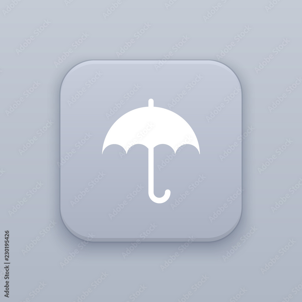 Umbrella, parasol button, best vector