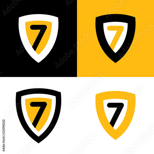 Set of Vector Logo in Black...