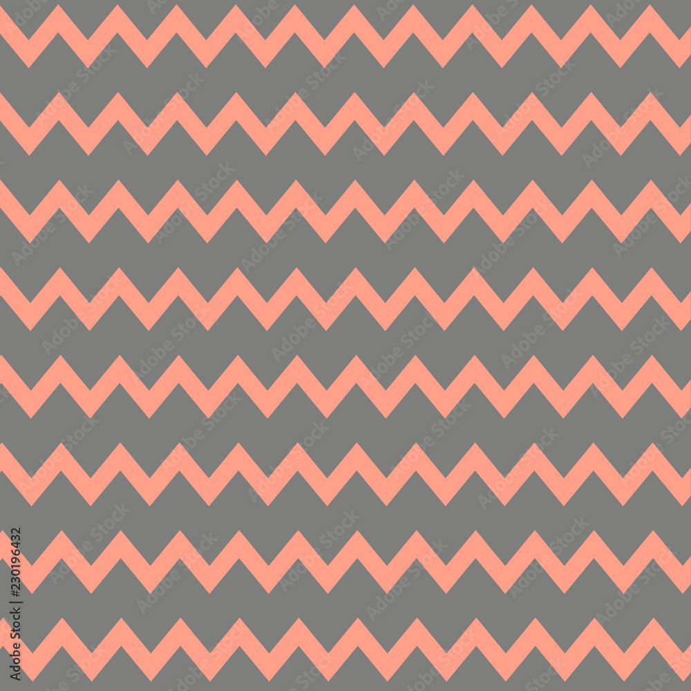 Vector of a simple gray background with orange zig zag stripes. Vector of a simple gray background with orange zig zag stripes.