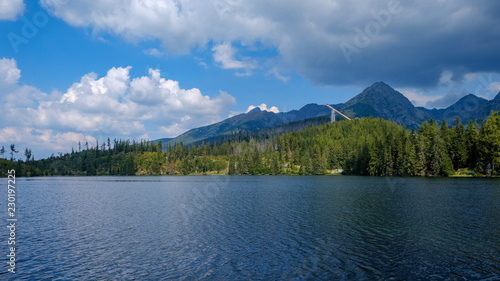 autumn nature reflection in lake of Strbske Pleso in Slovakia © Martins Vanags