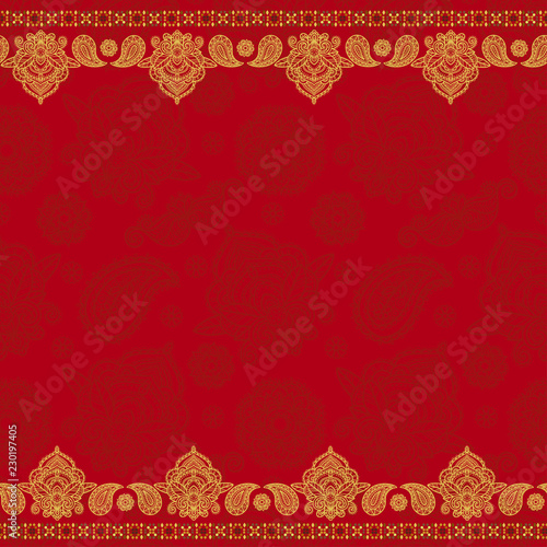 Sari indian seamless pattern photo