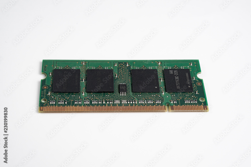 Computer PCI chip, Random access memory, RAM Computer PCI chip, Random access memory, RAM