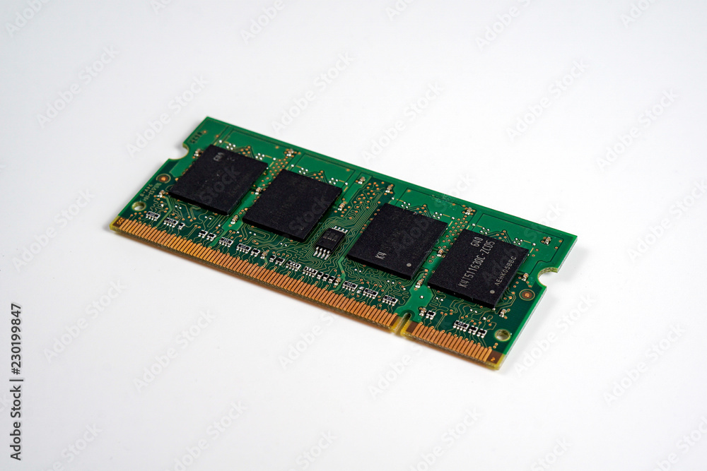 Computer PCI chip, Random access memory, RAM Computer PCI chip, Random access memory, RAM