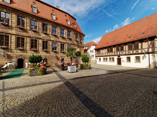 .Historisches Rathaus im Staatsbad Bad Kissingen, Unterfranken, Franken, Bayern, Deutschland.
