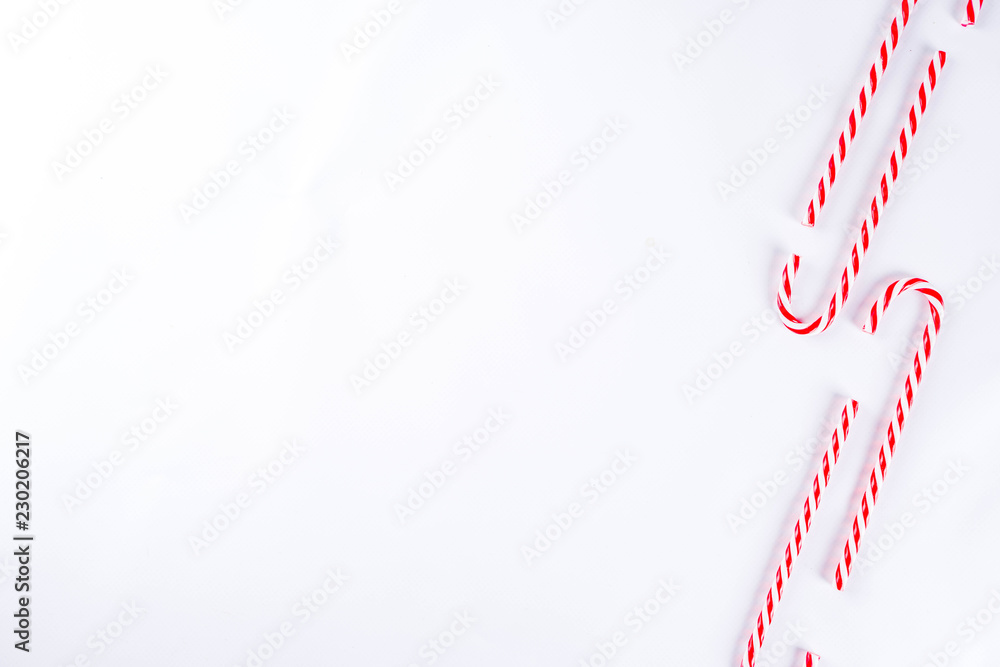 Fototapeta premium Christmas candy cane sweets