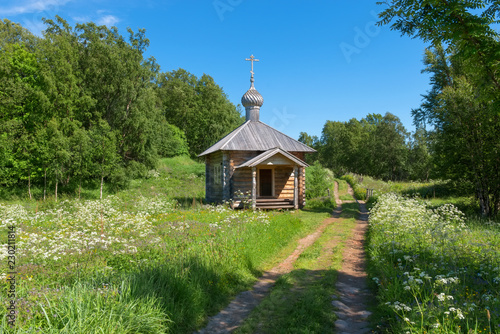 Chapel of the Icon of the Mother of God of the Sign at the Trinity Skete on Anzersky Island, Solovki Islands, Arkhangelsk Region, Russia © Konstantin