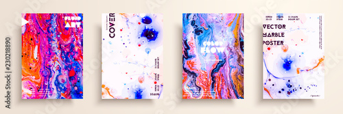 Mixture of acrylic paints. Modern artwork. Trendy design. Marble effect painting. Graphic hand drawn design for cover, poster, card, invitation, placard, brochure, flyer, etc.