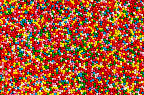 Bright festive background of multicolor candy