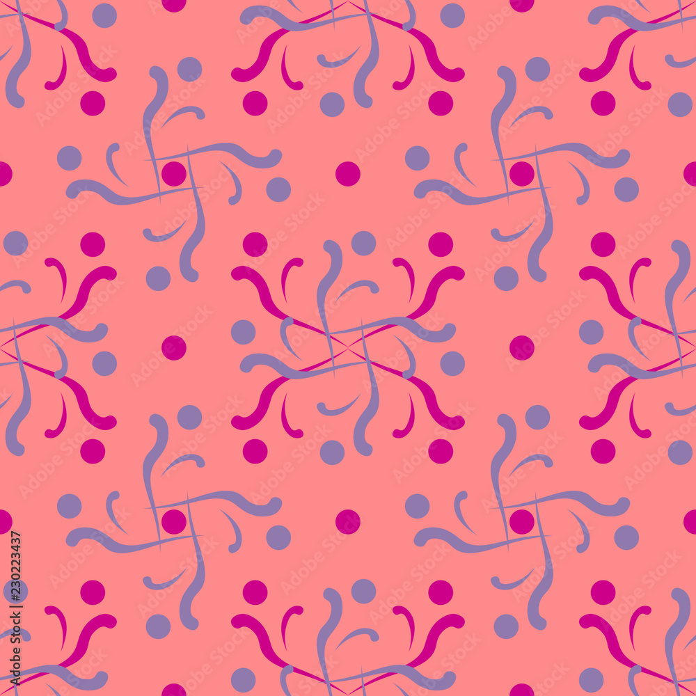 Illustrated seamless abstract pattern Illustrated seamless abstract pattern