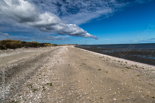 Roll cloud at the Farewell Spit, South Island, New Zealand photo