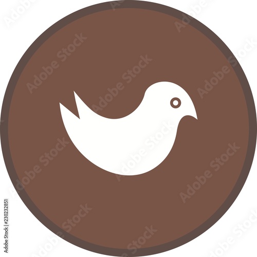 cutie bird Glyph icon