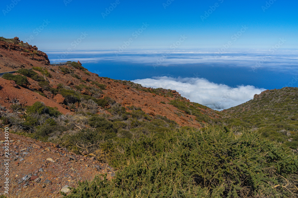 Fototapeta premium La Palma Kanaren canarias canary islands travel reise holiday spain insel vulkan lava atlantik urlaub erholung relax grün grüne