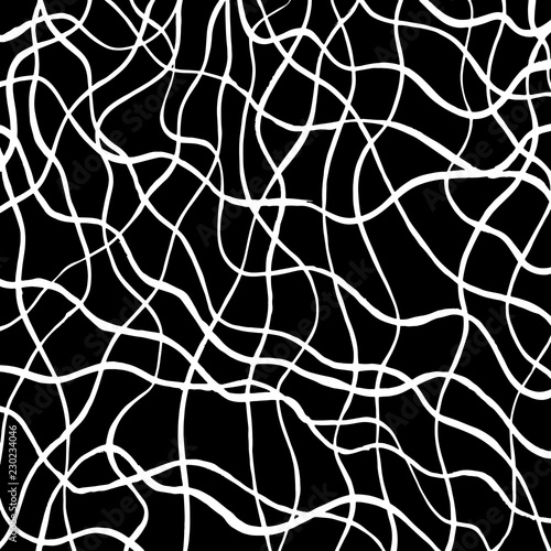 Brush pattern. Grunge background. Vector.