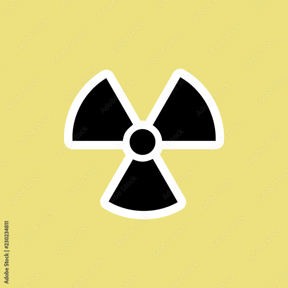 radiation icon. vector illustration radiation icon. vector illustration