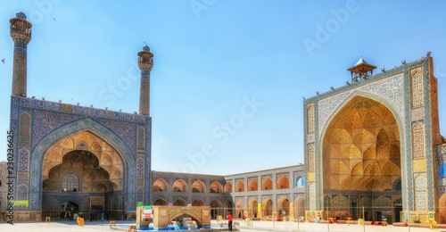 sheikh Lotfollah Mosque as seen from the inner court. photo