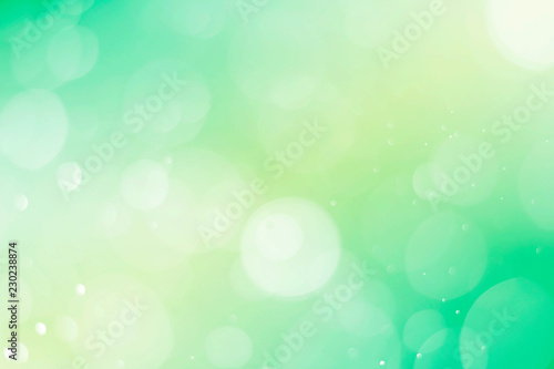 soft green abstract background with bokeh.