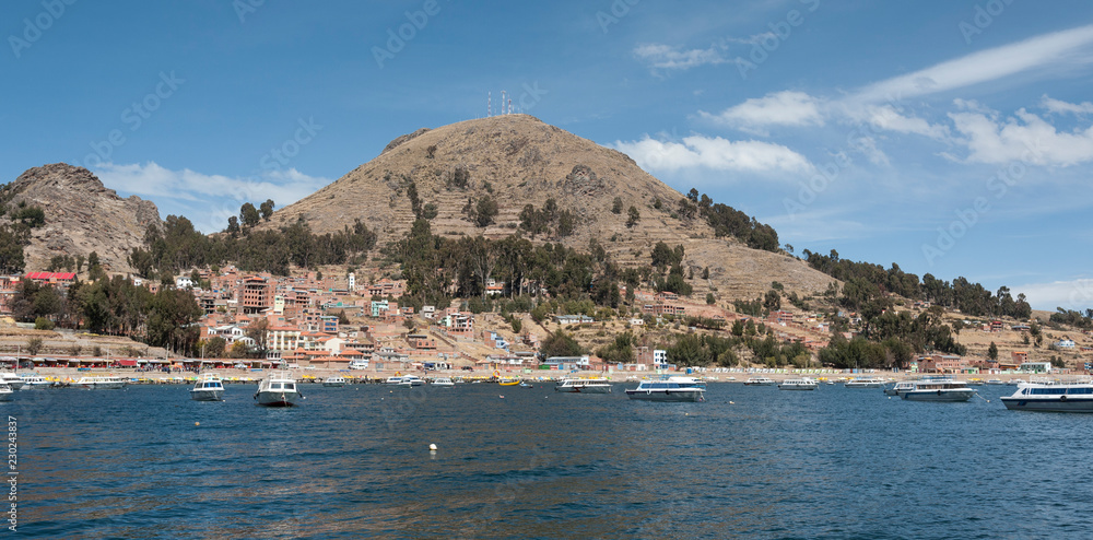 Isla del Sol on the Titicaca lake, Bolivia.