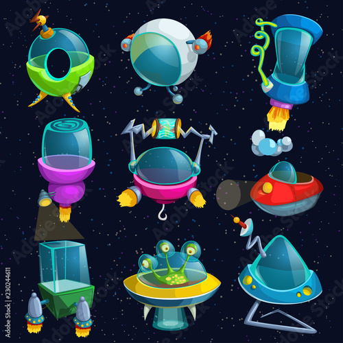 space ships set