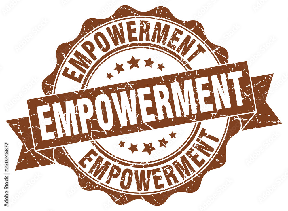 empowerment stamp. sign. seal