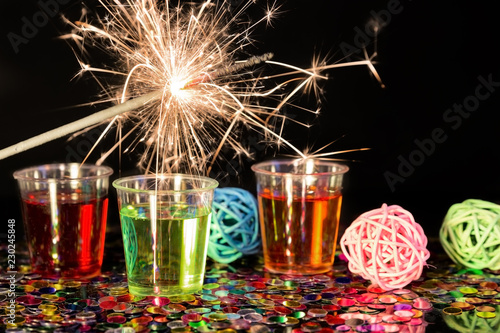 Photography Tischfeuerwerk zu Silvester