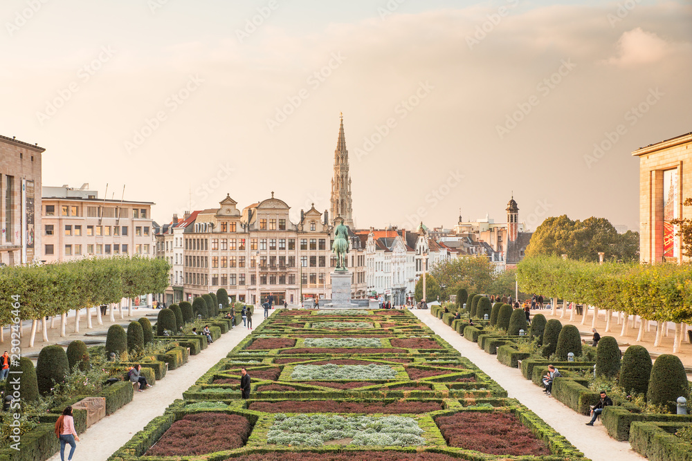 Naklejka premium Bruxelles, mont des arts