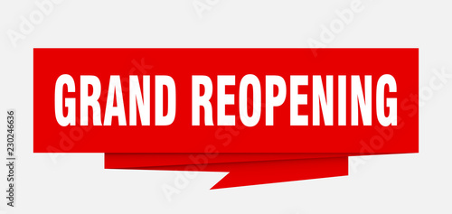 grand reopening