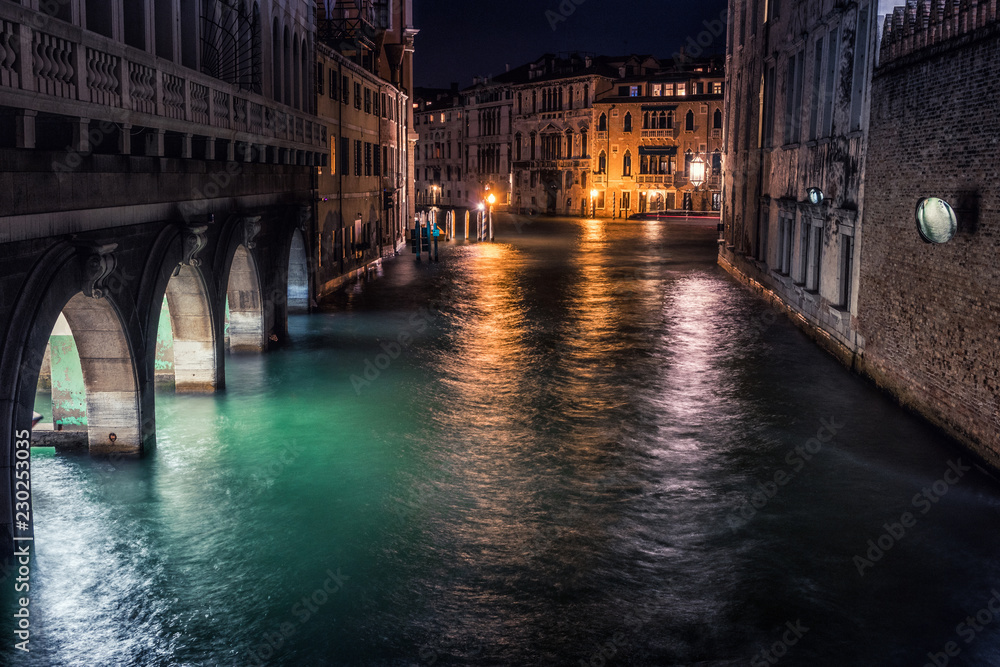 Venice at night