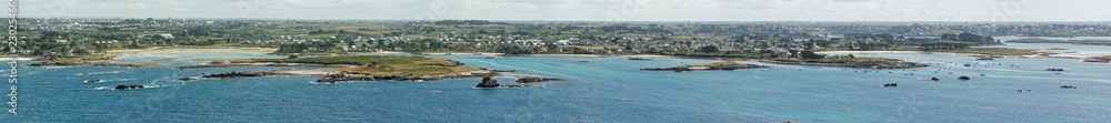 vue panoramique depuis le phare de l'ile vierge