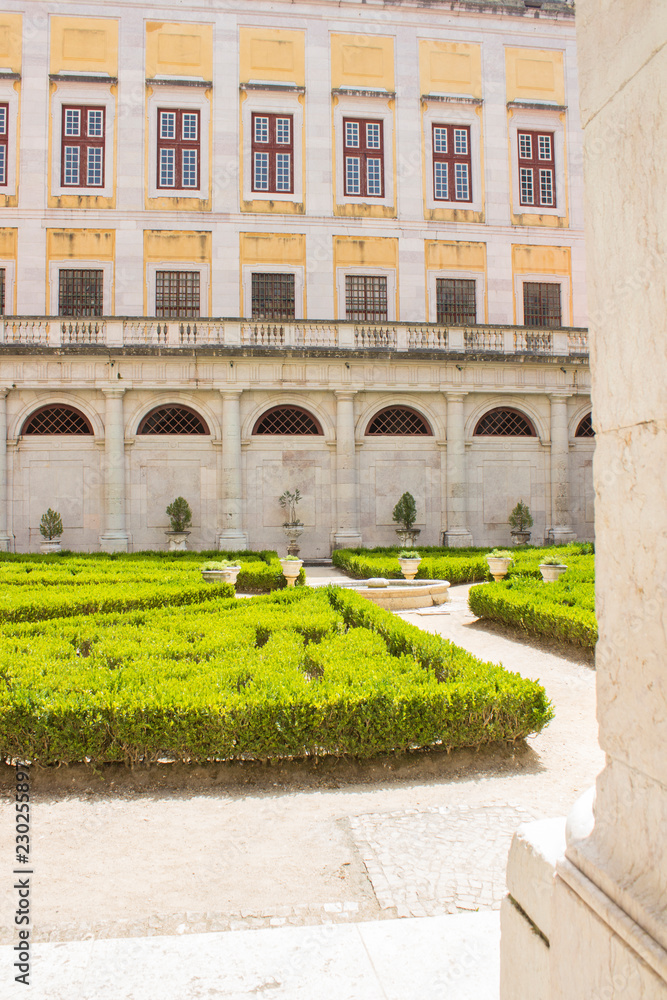 Garden of the National Palace of Mafra, Portugal