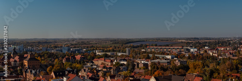 Herbstpanorama  über Zeitz photo