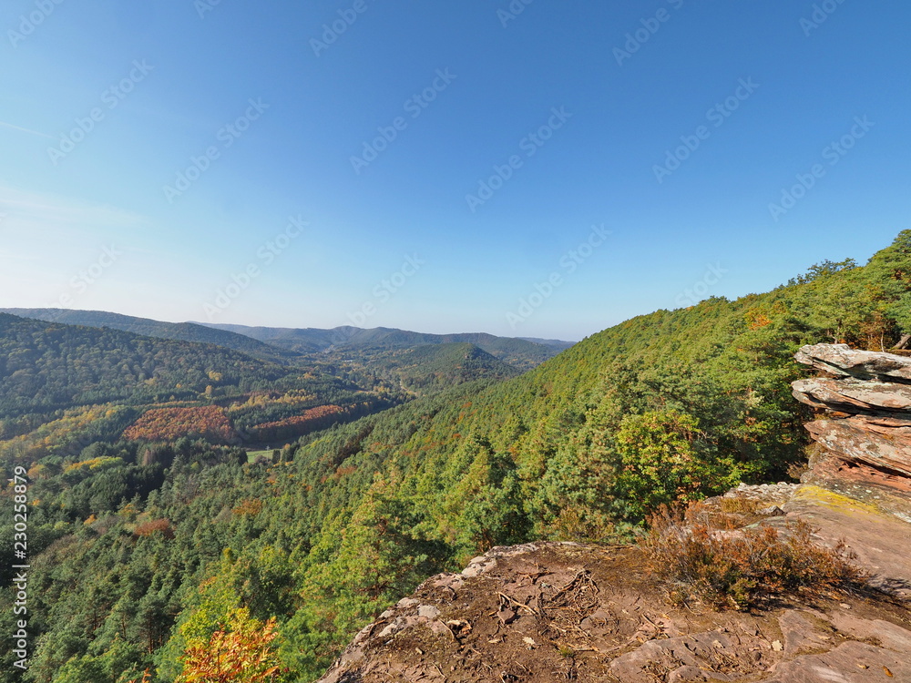 Pfälzer Wald - Herbstpanorama - Palatinate Forest - autumn panorama