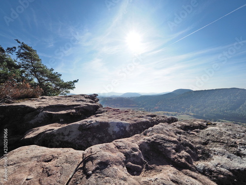 Pfälzer Wald - Herbstpanorama - Palatinate Forest - autumn panorama photo