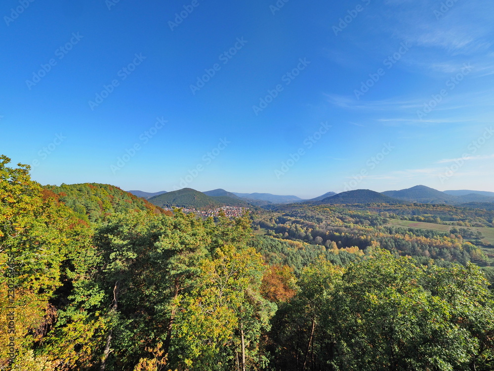 Pfälzer Wald - Herbstpanorama - Palatinate Forest - autumn panorama