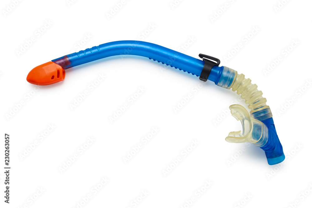 Blue diving snorkel Blue diving snorkel